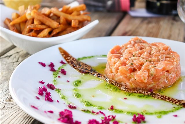 Tartare de saumon