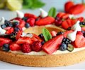 Seasonal fruit tart